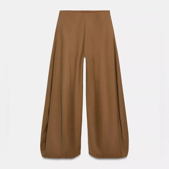 ZARA VOLUME WIDE LEG PANTS ZW COLLECTION